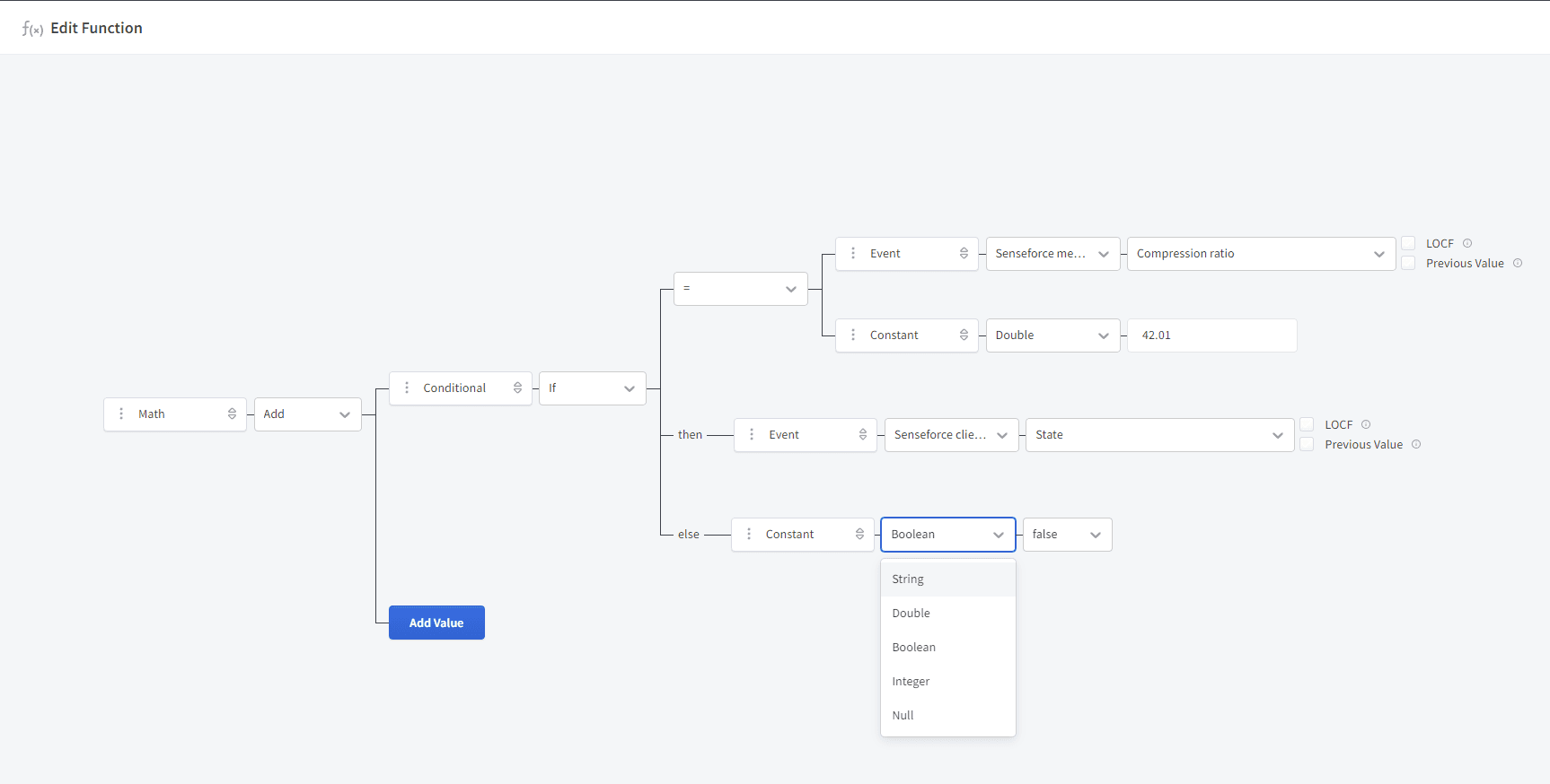 Senseforce low-code query builder